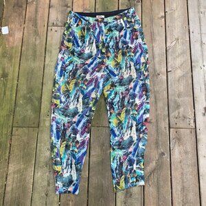 RARE 2010 Damaged Acne Studios 100% Silk Pants Size 32 Contact Stone